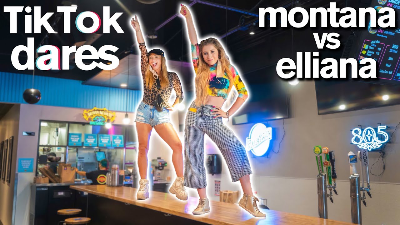Epic TIKTOK CHALLENGE ft. Dance Moms Elliana Walmsley vs Montana Tucker