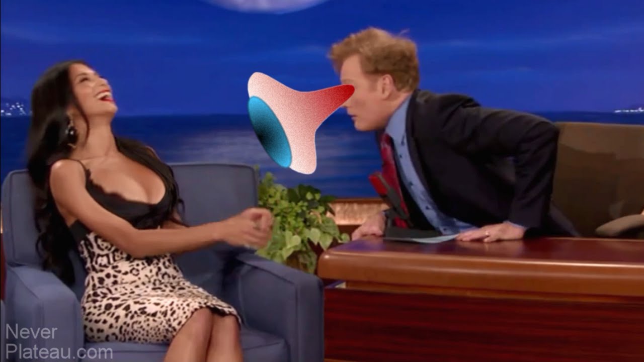 Conan O'Brien, Nicole Scherzinger's Cleavage Bugs Him Out