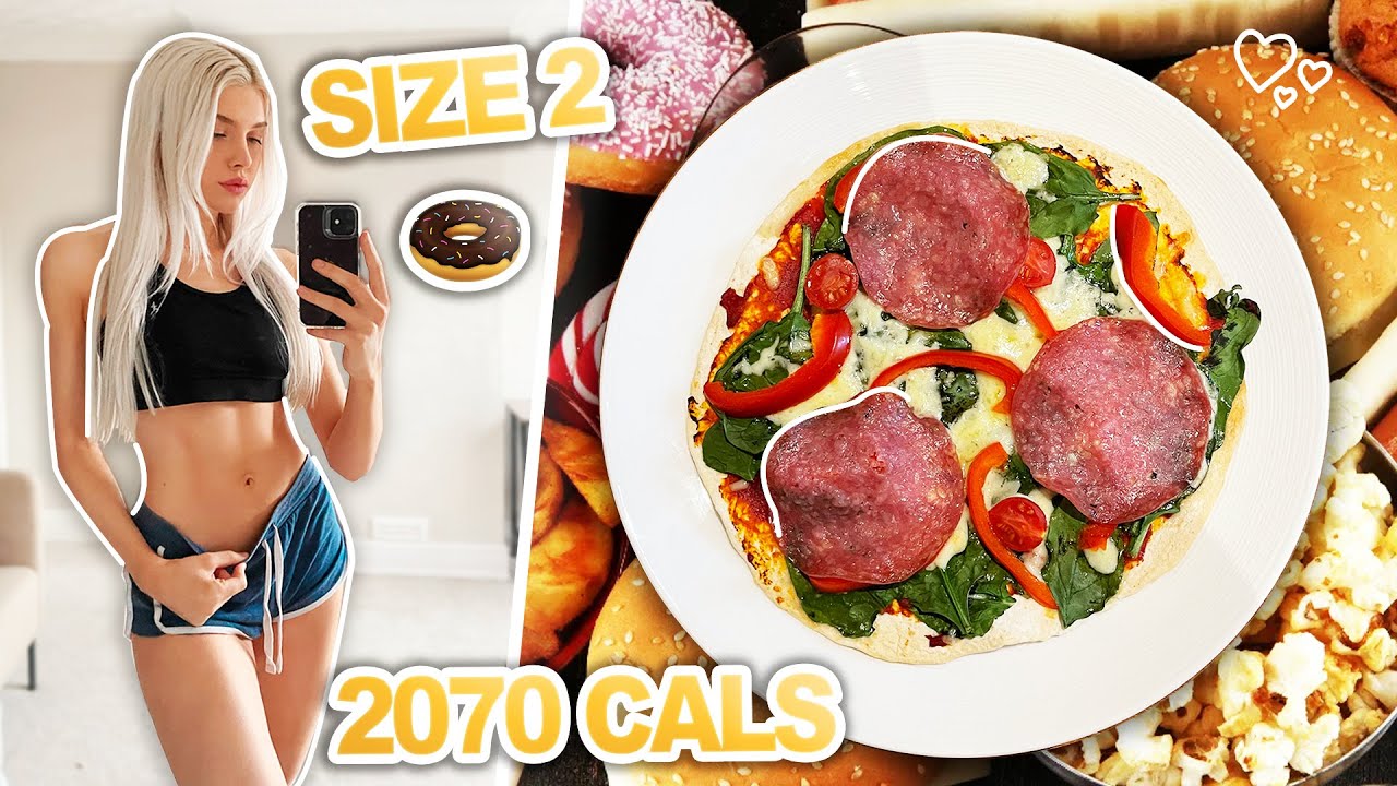 WHAT I EAT IN A DAY | US SIZE 2 | UK SIZE 6 | NO EXERCISE