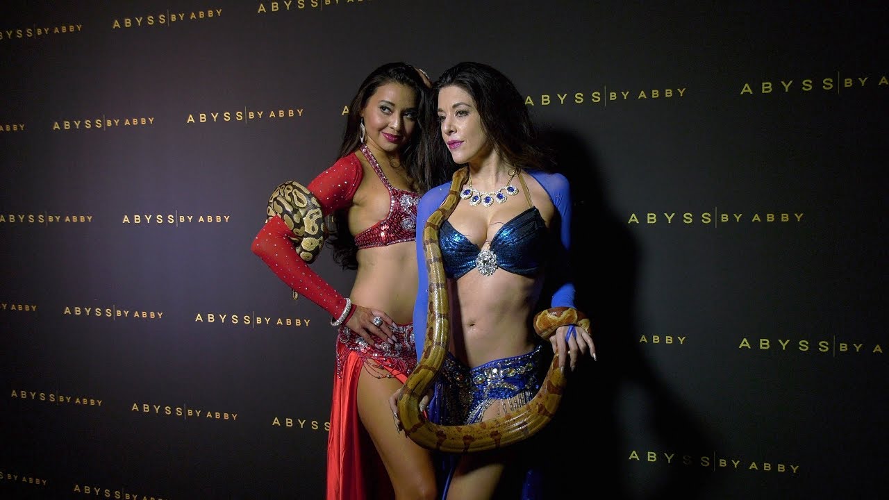 Belly Dancers With Snakes 'Abyss by Abby’s Arabian Nights' Event Red Carpet
