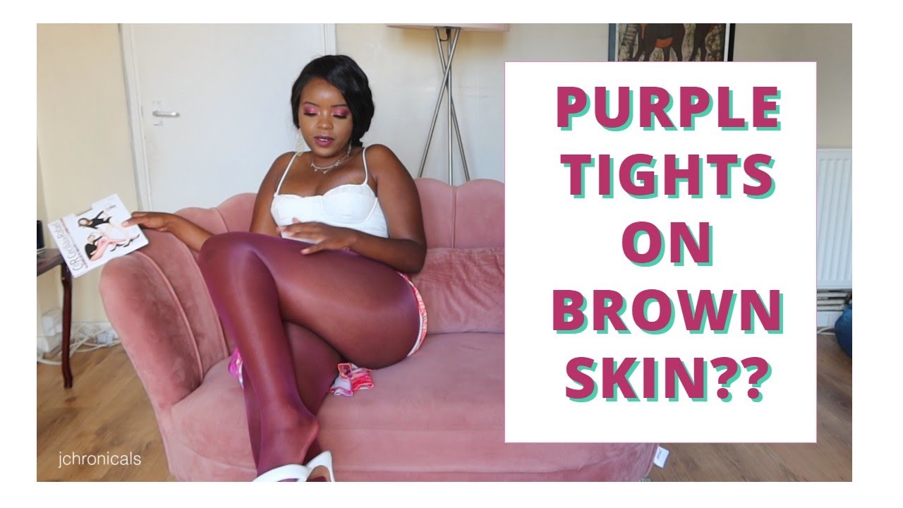 Styling my Purple CDR Pantyhose with a Summer Outfit | Do you think they work with my tan?