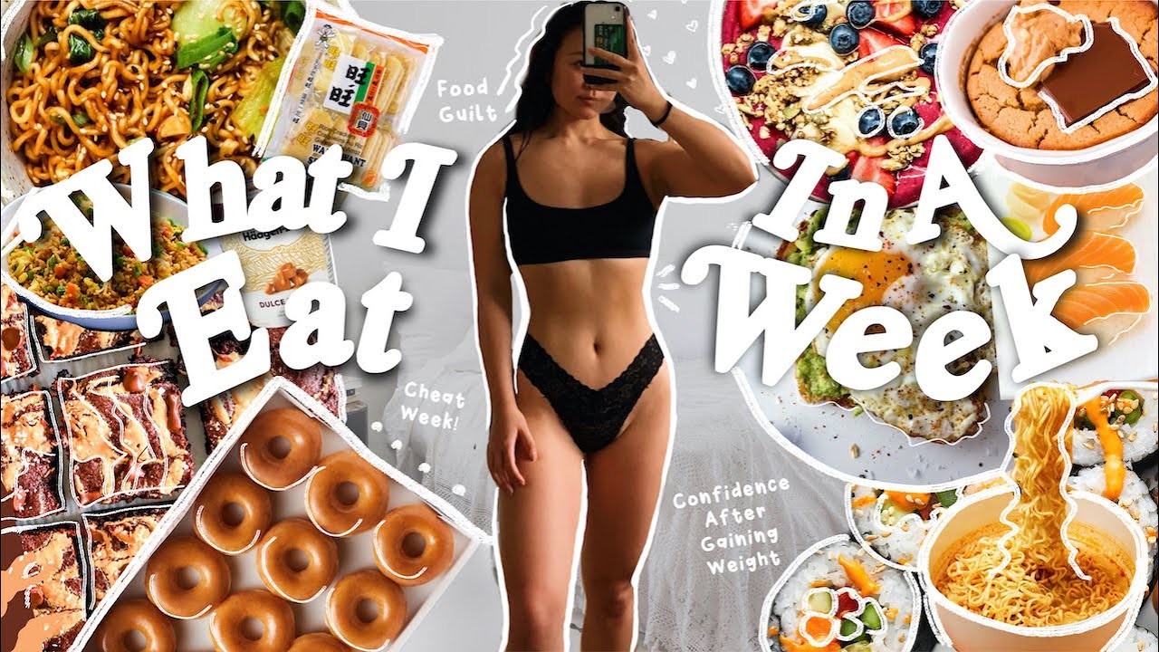 a week of eating all my cravıngs (ıntuitive  no restrictions) | loving my body at every size
