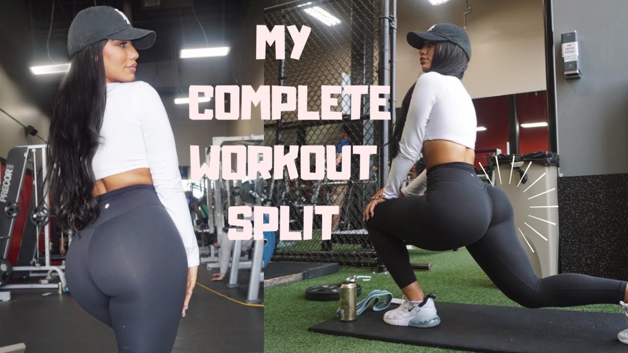 OLİVİA MARCARELLİ - MY FULL TRAINING SCHEDULE + SPLIT! // WORKOUT SPLİT TO GROW YOUR GLUTES 