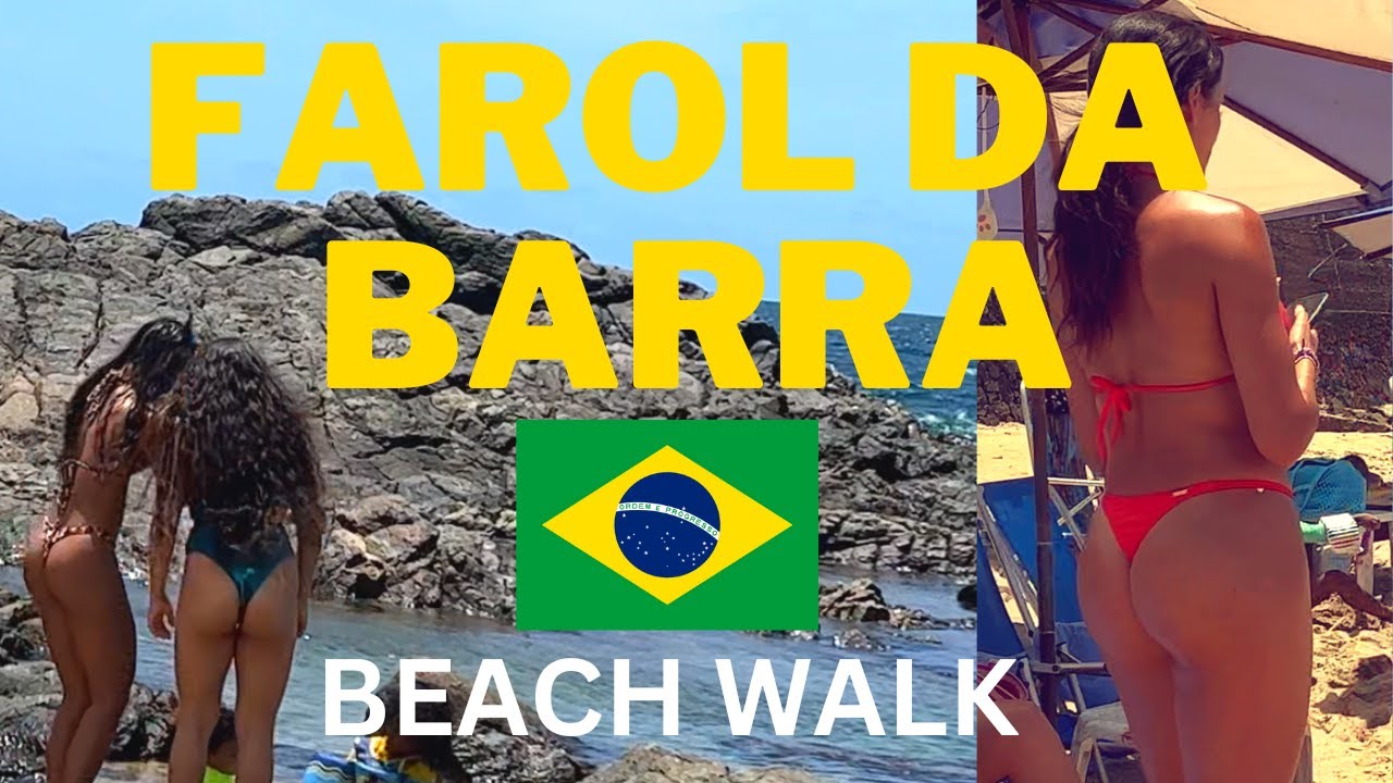 [4K] Farol da Barra beach walk | Salvador, Bahia, Brazil | BR | Carnival | 2023