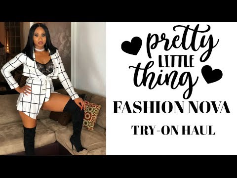 FASHION NOVA TRY-ON HAUL| FIRST TIME TRYING PRETTYLITTLETHING| OPAL SELENA