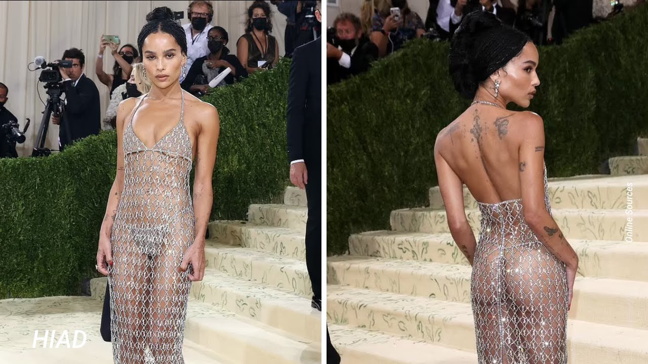 Zoe Kravitz shuts down a critic who shamed her for wearing a revealing dress at the Met Gala