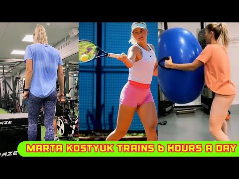 marta kostyuk  tennis player  training video | Марта Костюк