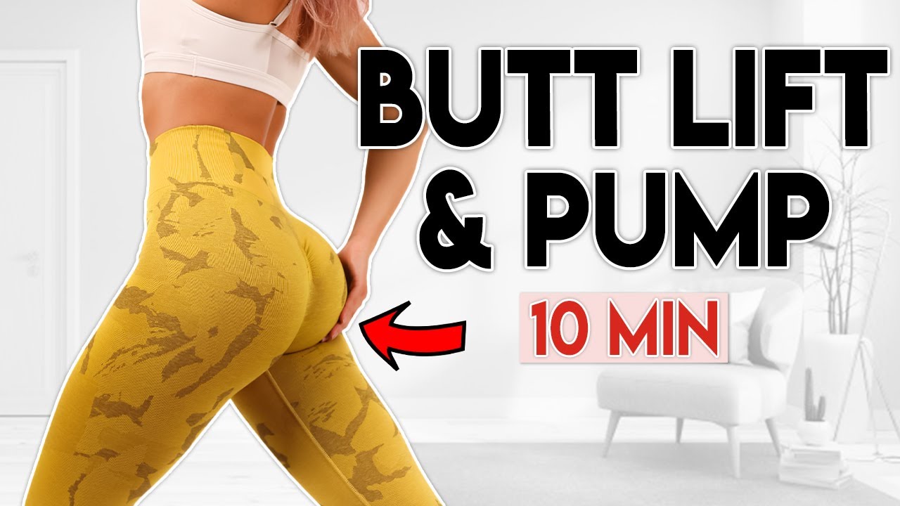 BUTT LIFT & Pump (get results + perky booty) | 10 minute Workout