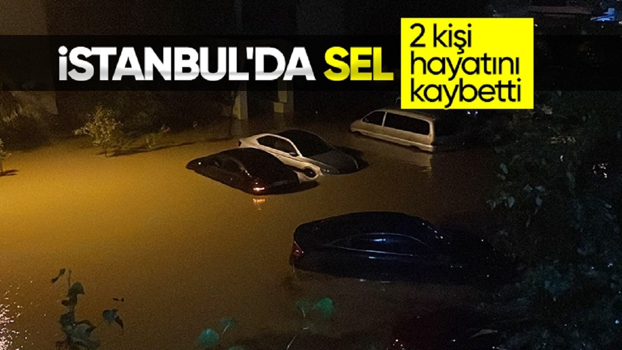 Sağnak Yağış Sonrası İstanbul'u Sel Aldı! #başakşehir