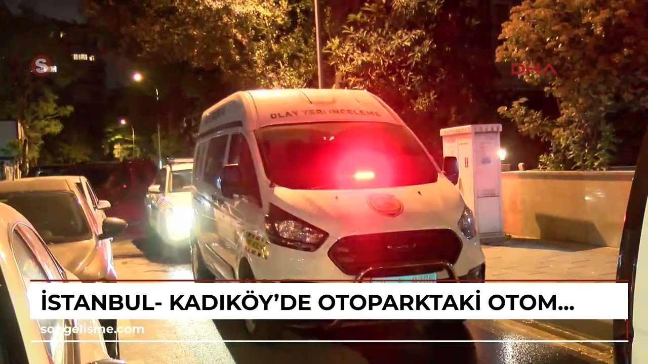 İstanbul- Kadıköy'de otoparktaki otomobilde başlayan yangın, yanında bulunan araçlara sıçradı