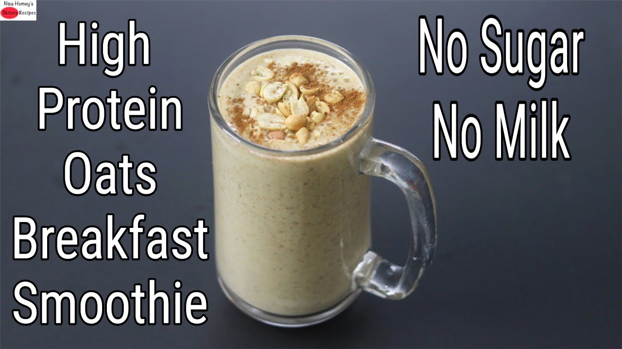 HİGH PROTEİN OATS BREAKFAST SMOOTHİE RECİPE - NO SUGAR | NO MİLK - OATS SMOOTHİE FOR WEİGHT LOSS