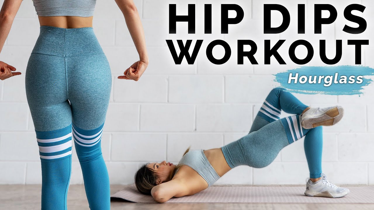 Hips Dips Workout | 10 Min Side Booty Exercises  At Home Hourglass Challenge