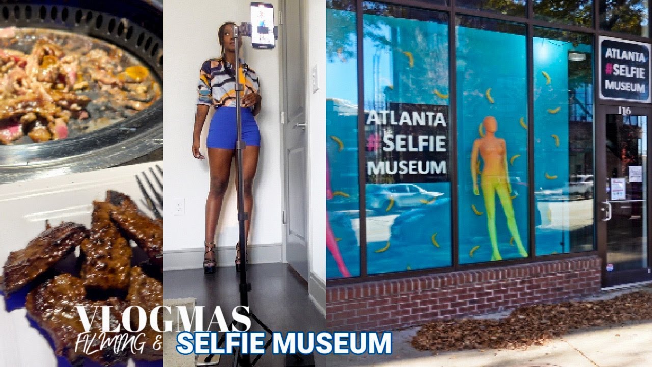 Vlogmas: Atlanta Selfie Museum, Perimeter Mall  Prepping To Go Back To NY l Too Much Mouth