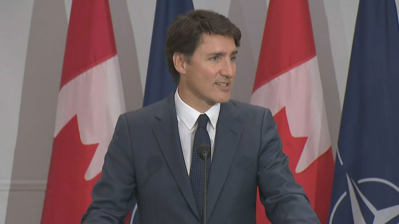 Prime Minister Justin Trudeau delivers climate address at NATO summit   FULL SPEECH