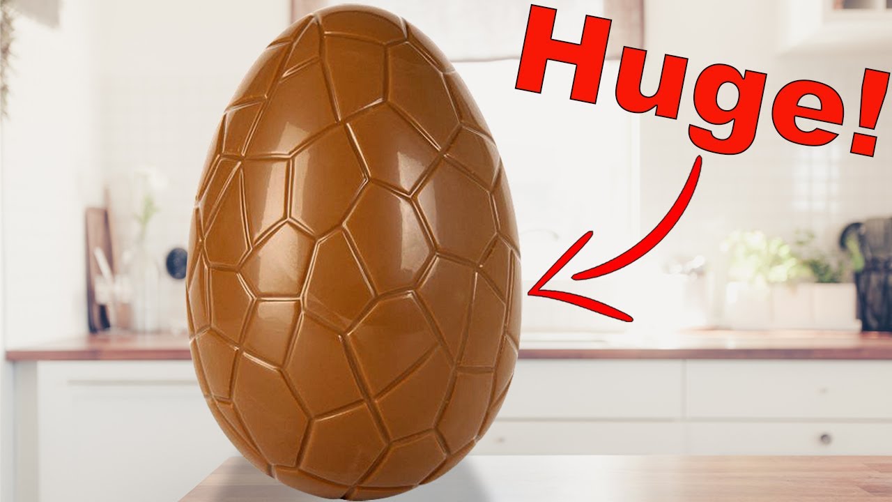 HOW TO MAKE A GİANT CHOCOLATE EASTER EGG