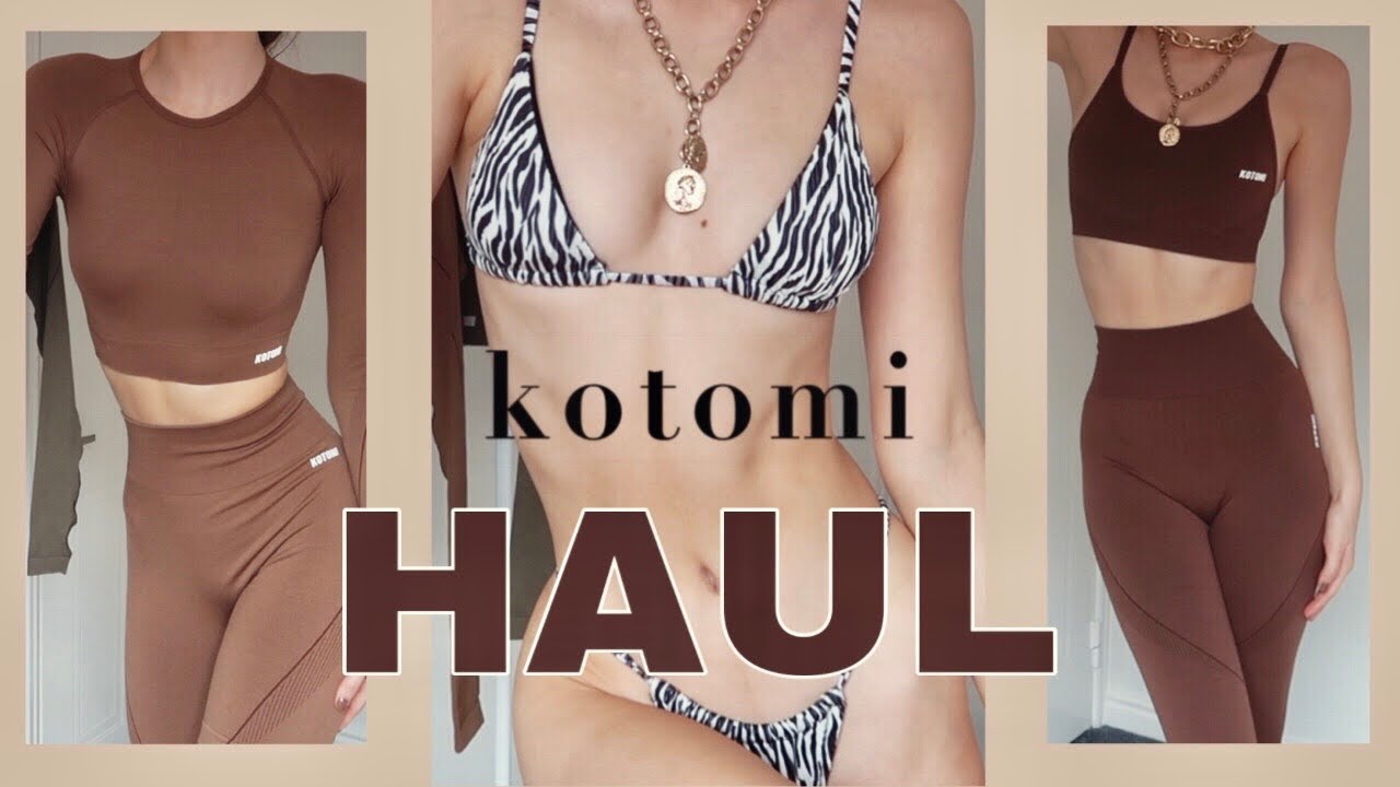 kotomi swim + NEW activewear line try-on haul !