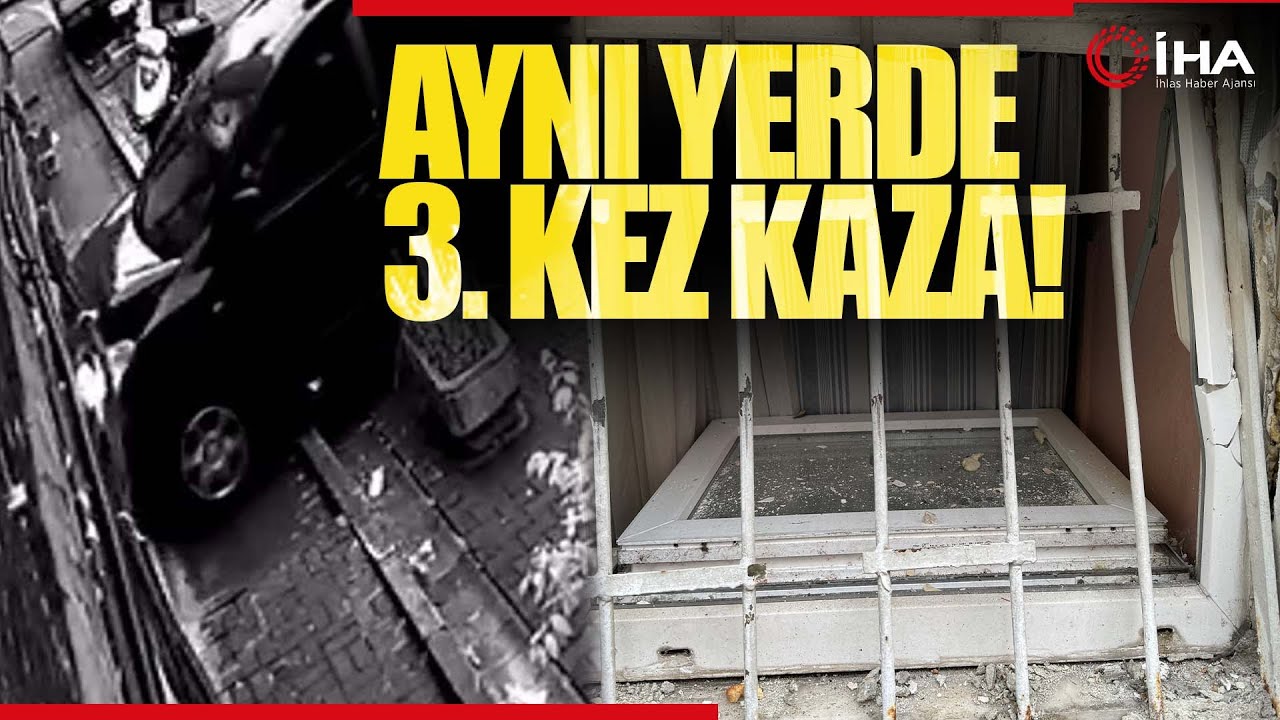 Beşiktaş’ta O Eve Yine Araç Çarptı: 3. Kez Faciadan Dönülen Anlar Kamerada