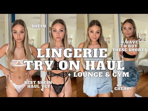 LINGERIE TRY ON HAUL | + BEST GYM SHORTS EVER