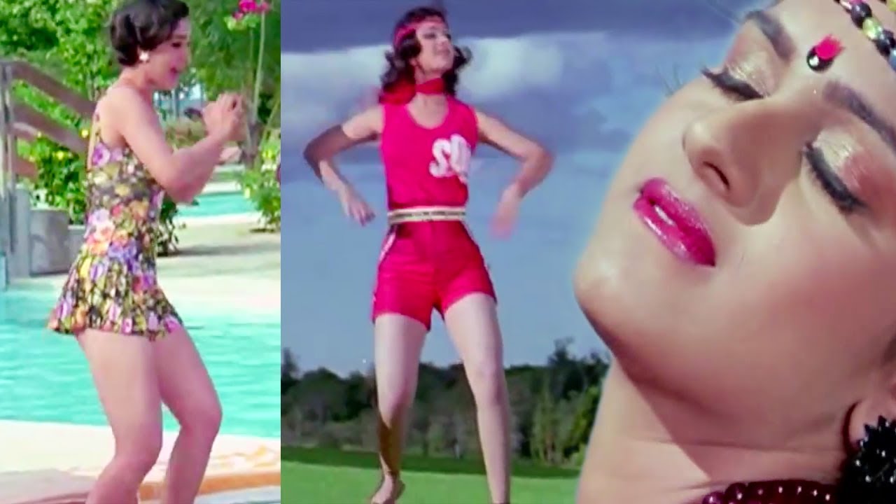 Meenakshi Seshadri Hot Bikini (Rare Video) 1980's Leading actress