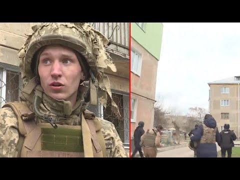 UKRAYNA 'DA ASKER RÖPORTAJ VERİRKEN RUSYA BOMBALADI! RUSYA UKRANYA SAVAŞI İLK GÖRÜNTÜLER!