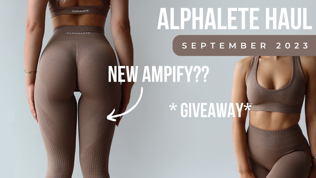 New Amplify Scrunch Leggings | Alphalete tryon Haul