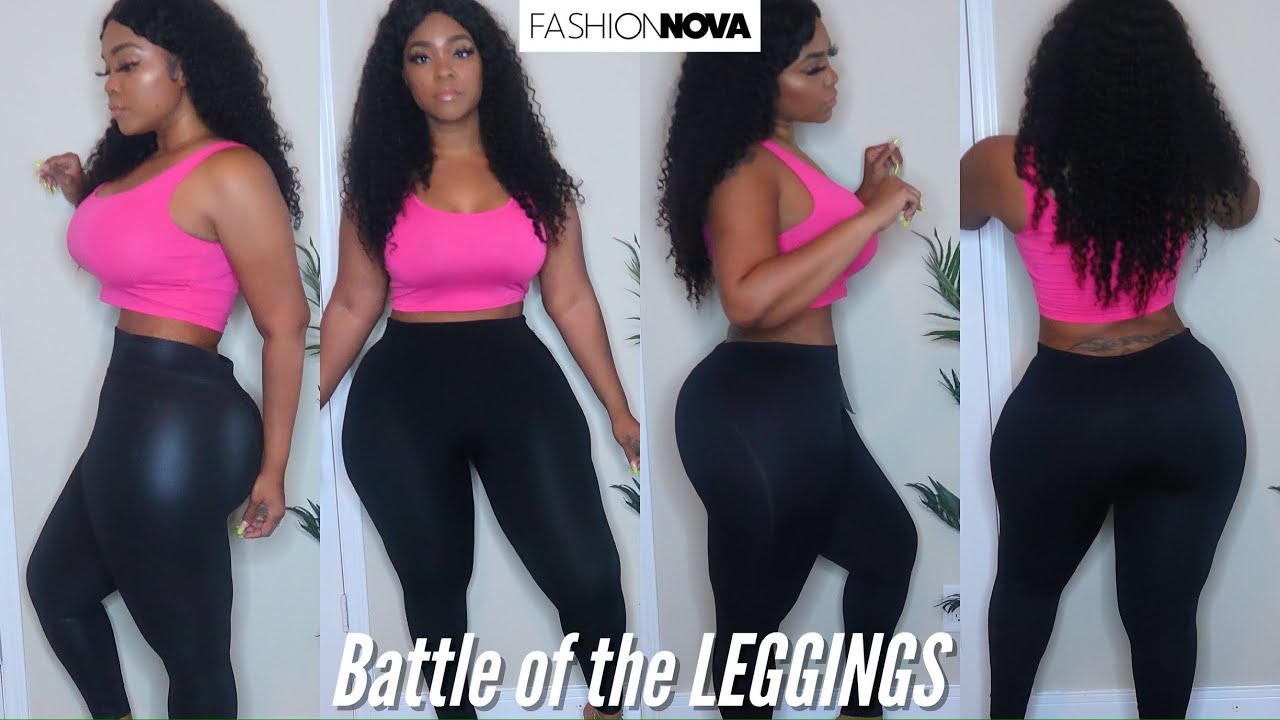 TRYING ALL THE FASHION NOVA LEGGINGS!! WHICH ONES WON?!
