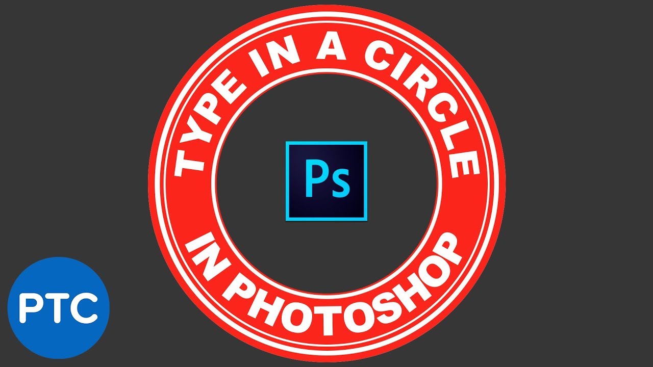 HOW TO TYPE IN A CİRCLE IN PHOTOSHOP - TEXT IN A CİRCULAR PATH TUTORİAL