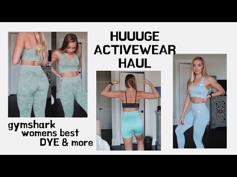 HUGE bf activewear haul (gymshark, DYE, womensbest, etc)