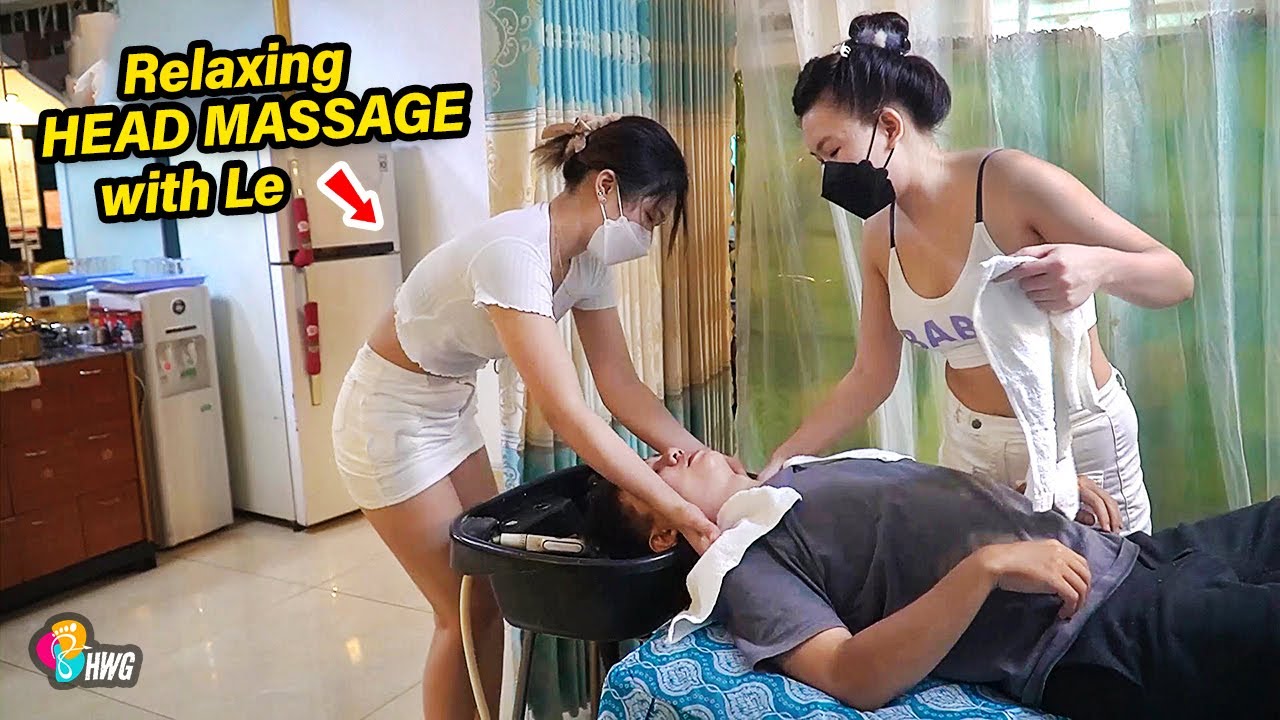 masaj,massage,5 minutes of head massage is effective way to relax | massage barber shop in Vietnam