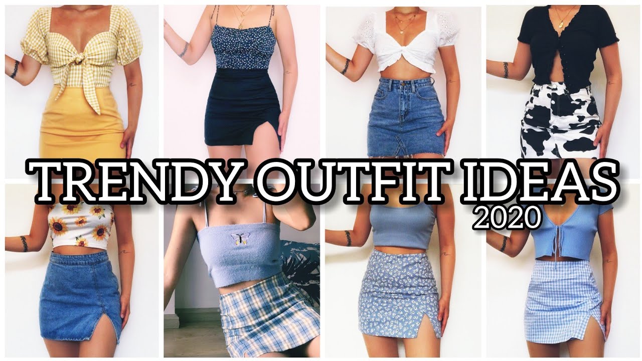2020 trendy OOTD ⭐ (sexy top, mini skirt etc)