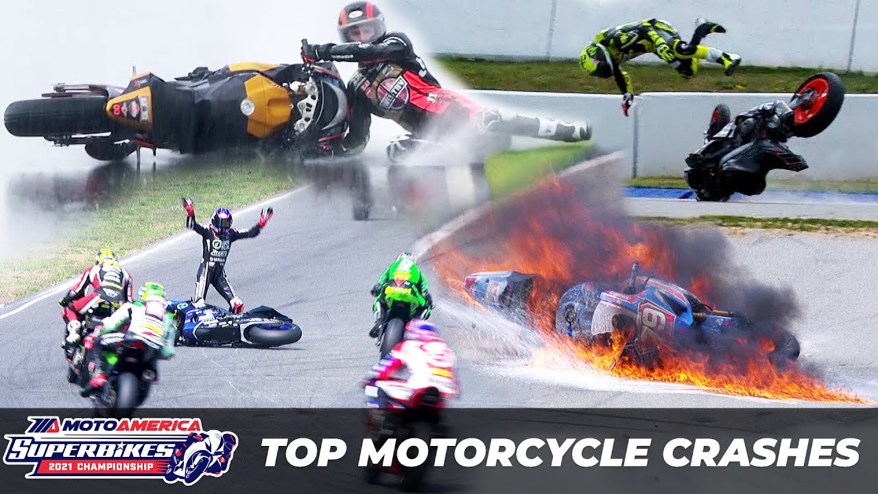 TOP MOTORCYCLE CRASHES: MOTOAMERİCA 2021