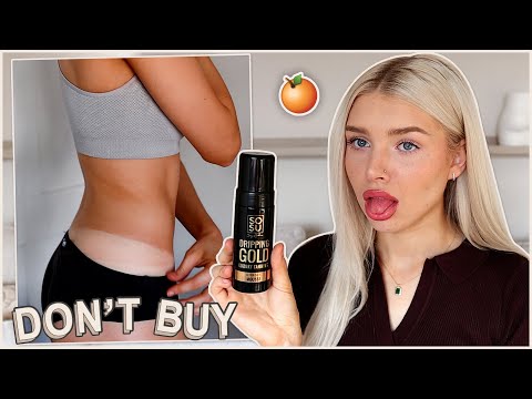 SOSU DRIPPING GOLD ULTRA DARK FAKE TAN REVIEW | DON'T BUY UNTIL YOU WATCH THIS.. HONEST REVİEW