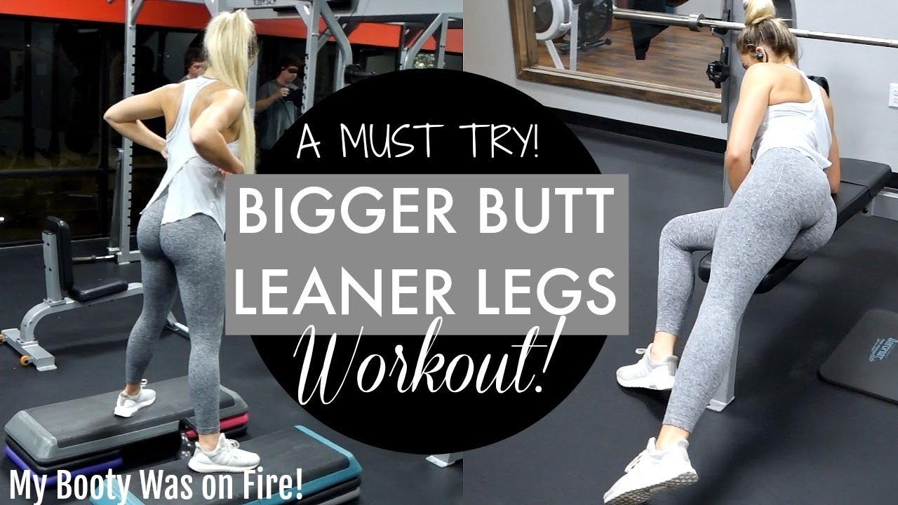 BOOTY ON FIRE! | BIGGER BUTT  LEANER LEGS WORKOUT