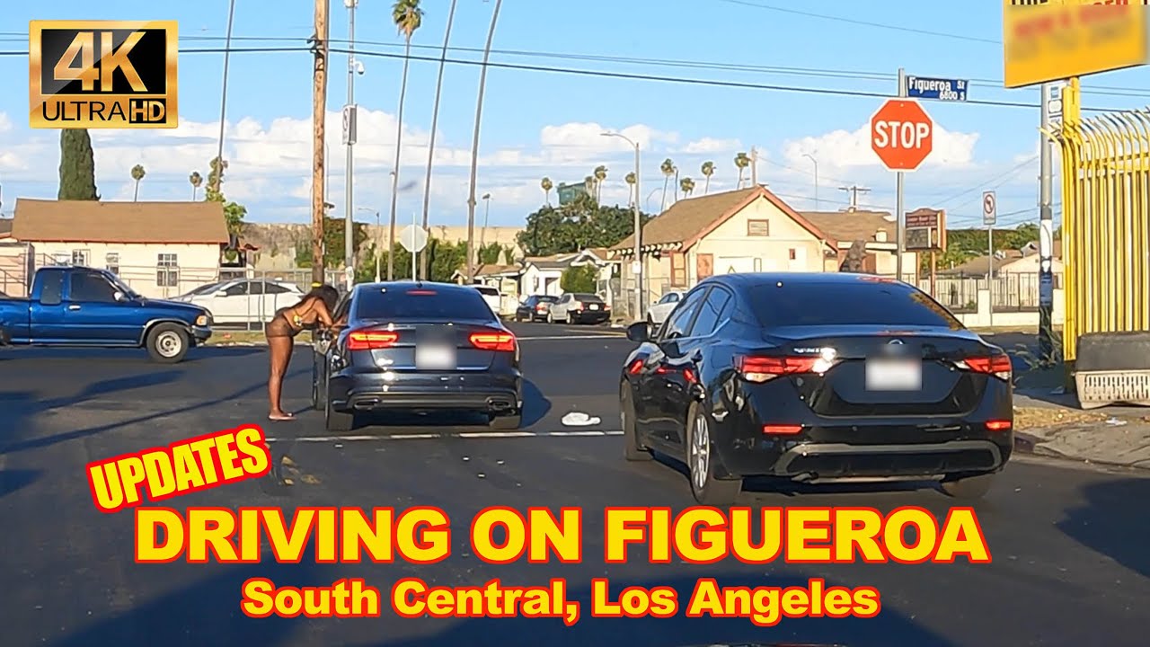 DRIVING SOUTH CENTRAL ALONG FIGUEROA  6 24 21
