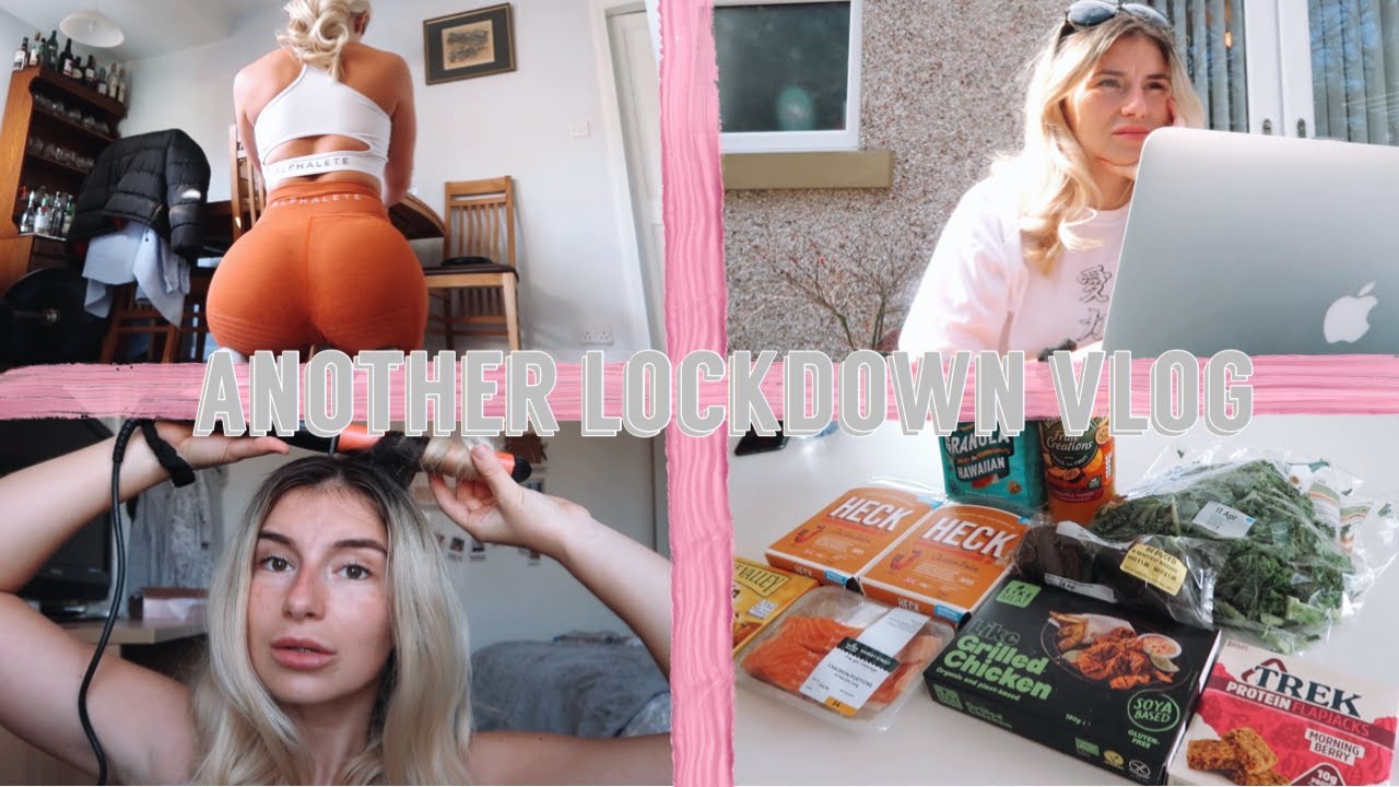 amy victoria,ISOLATION VLOG | Home Back Workout, Mini ASOS Haul  How I Curl My Hair