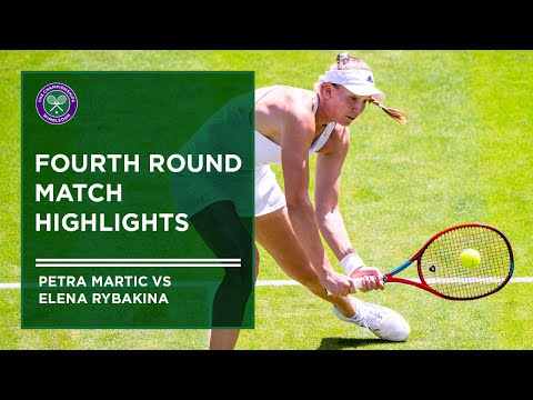 Elena Rybakina vs Petra Martic | Match Highlights | Wimbledon 2022