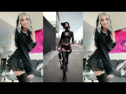 razor - goth / alt / punk girl TikTok dance music video - alt e-girls can dance too!