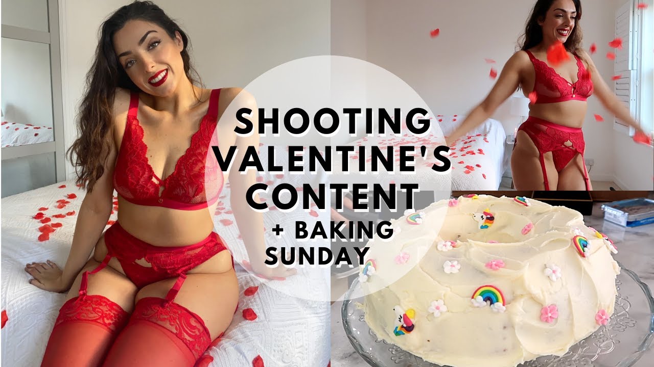 VLOG #17 - SHOOTING VALENTINE'S CONTENT, BAKING SUNDAY AND RESCUING VEGETABLES