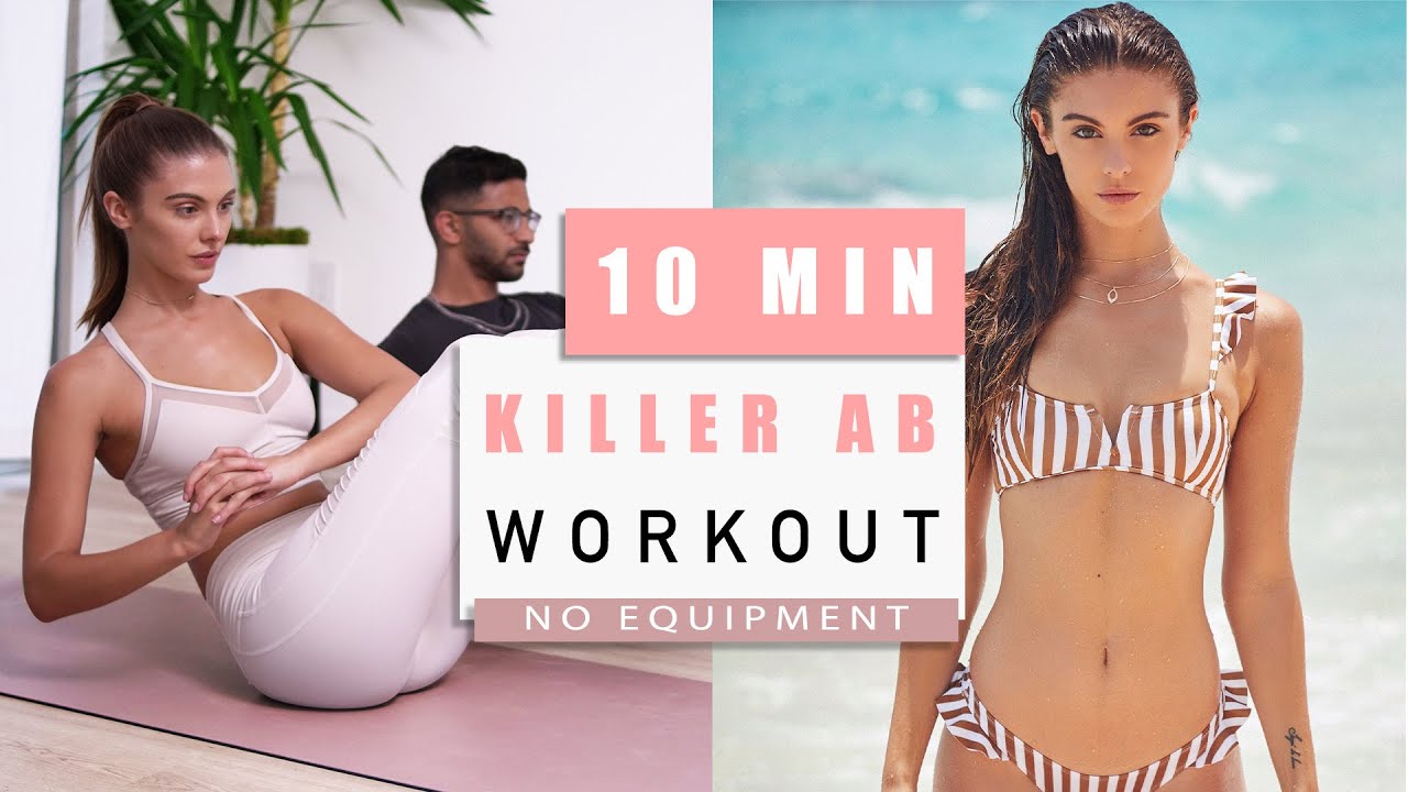 10 min Abs Workout for a Flat Stomach | CARMELLA ROSE