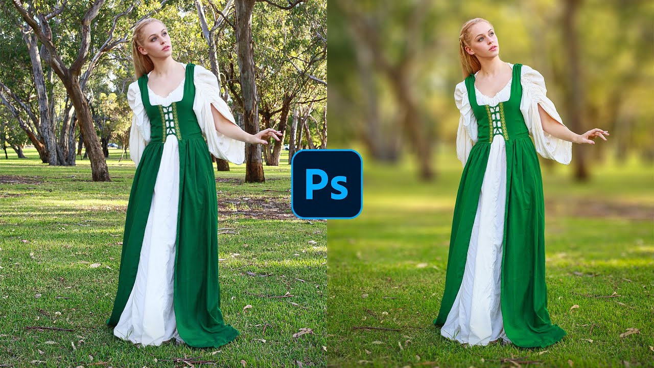 HOW TO BLUR BACKGROUNDS İN PHOTOSHOP [FAST  EASY!]