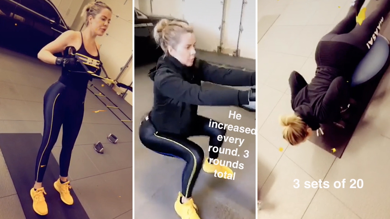 Khloe Kardashian | My Full Gym Workout Routine/Tutorial | by Khloe Kardashian