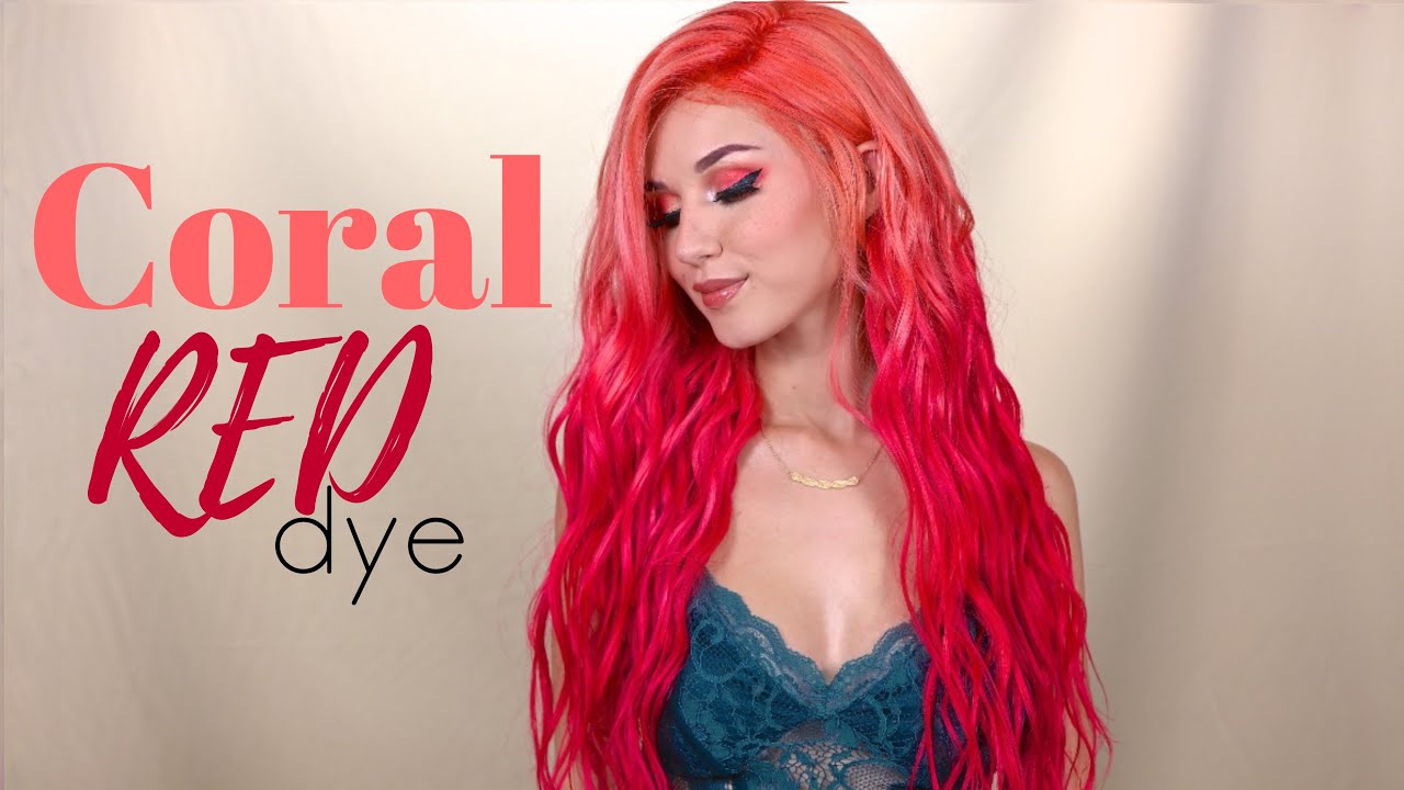 CORAL TO HOT PINK/RED HAİR DYE