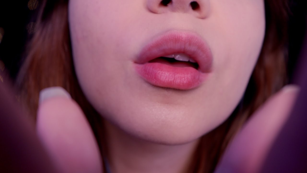 ASMR Kissing your face   Personal Attention