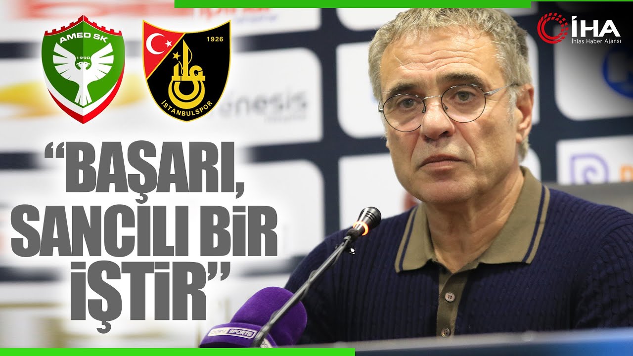 Amedspor Teknik Direktörü Ersun Yanal  İstanbulspor Maçını Değerlendirdi