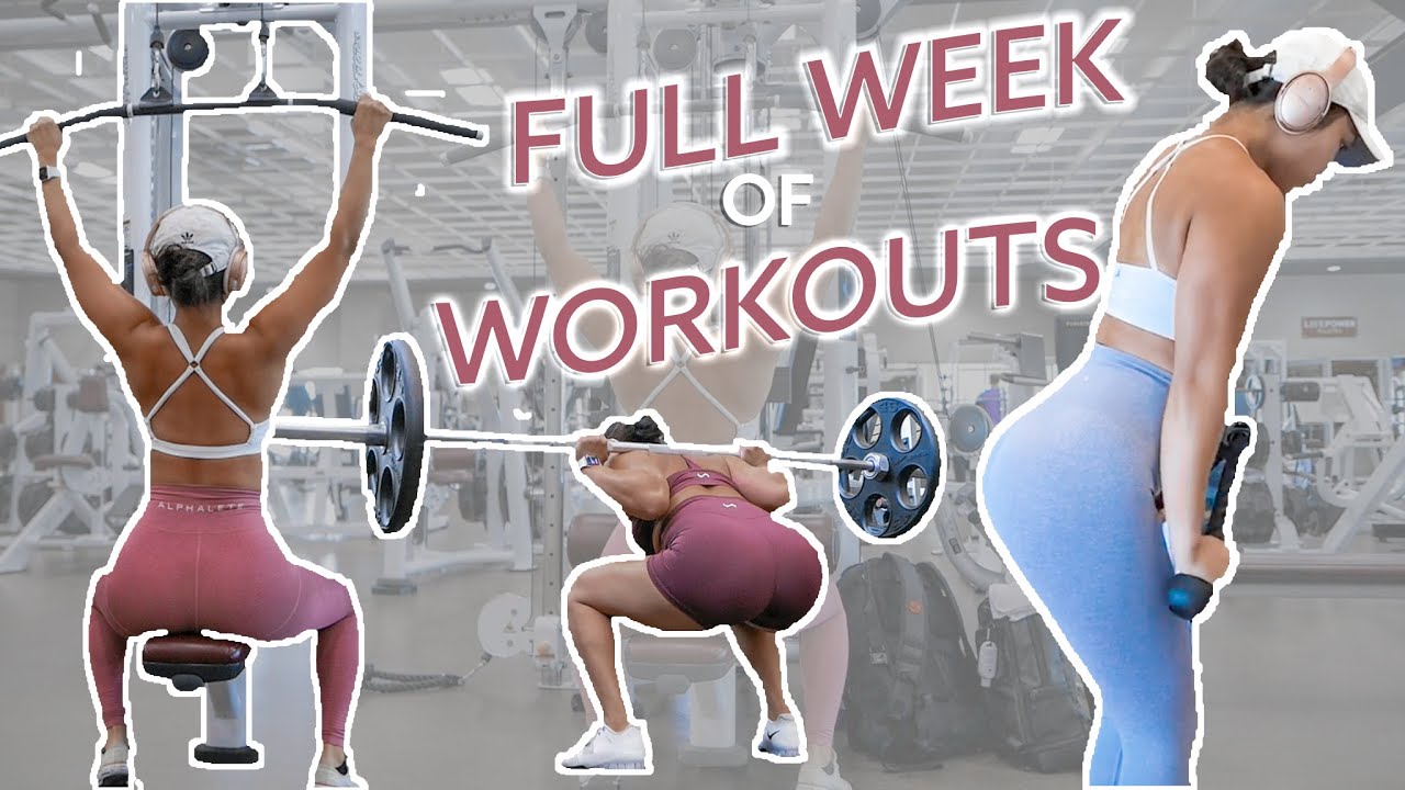 FULL WEEK OF WORKOUTS | What My Workouts Actually Look Like