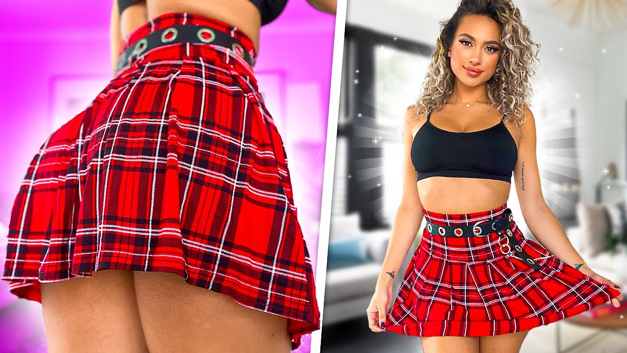 MINI SKIRT OUTFIT TRY ON HAUL CHALLENGE  | TONİ CAMİLLE