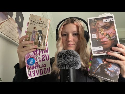 ASMR - TAPPİNG  SCRATCHİNG ON BOOKS (BOOK SOUNDS)✨