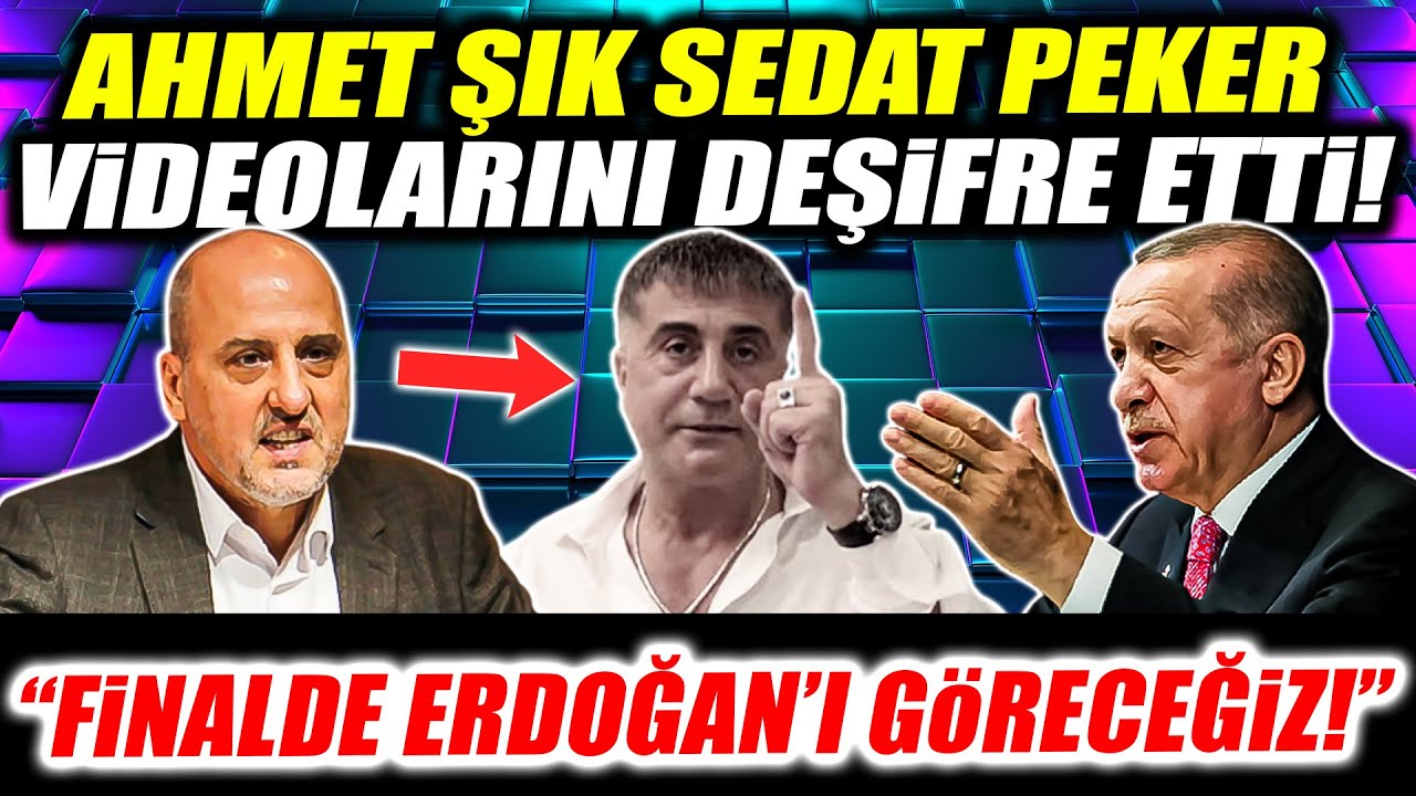 Ahmet Şık Sedat Peker videolarını deşifre etti! 'Finalde Erdoğan'ı göreceğiz!'
