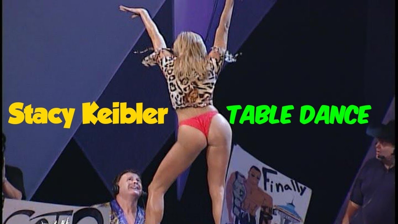 WWF : Stacy Keibler Dances on Table (Classic Moment)