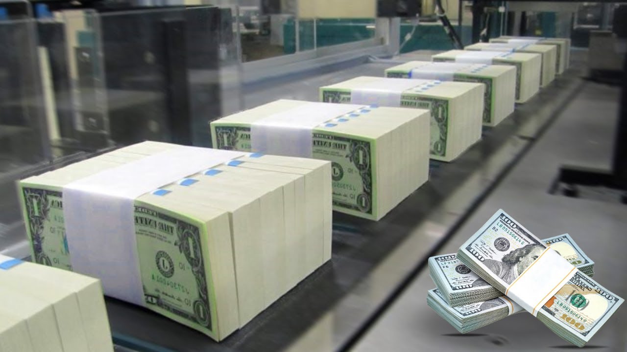 American Money Factory????: US Dollar Banknotes Production process – How is a dollar made? $100